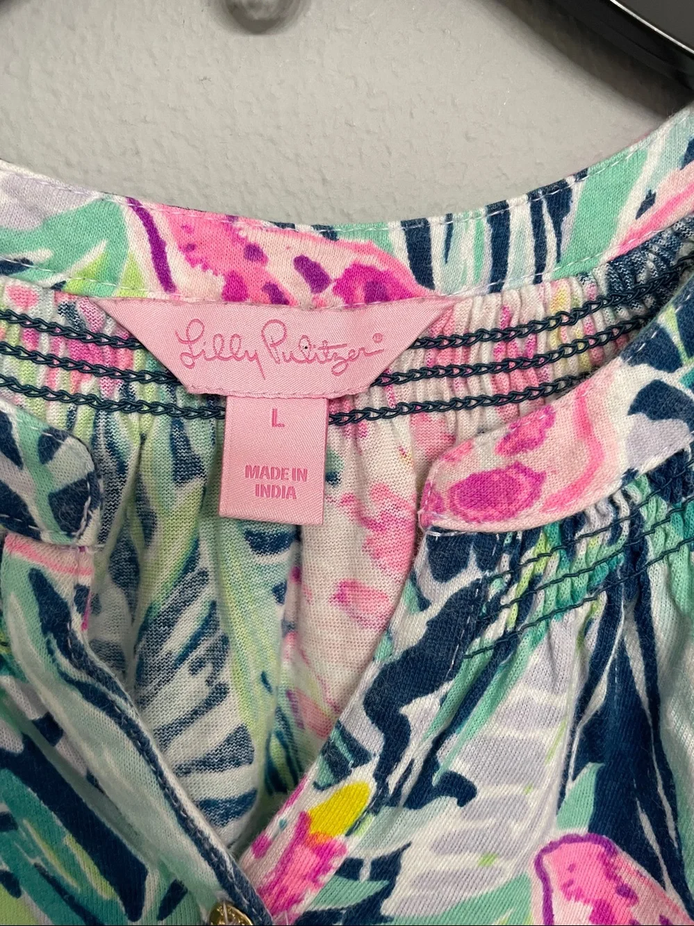Lilly Pulitzer Girls Mini Essie Dress Slathouse Soiree Size Large L 10